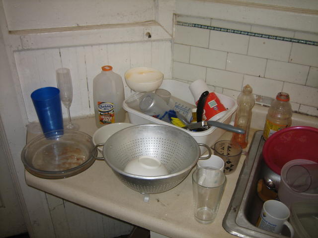 More dirty dishes from Jason.