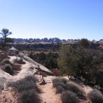 Starting to hike from the Squaw Flat trailhead in Canyonlands.