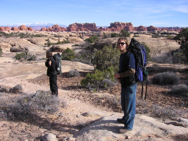 mike and charlie flanked by needles and La Sals
