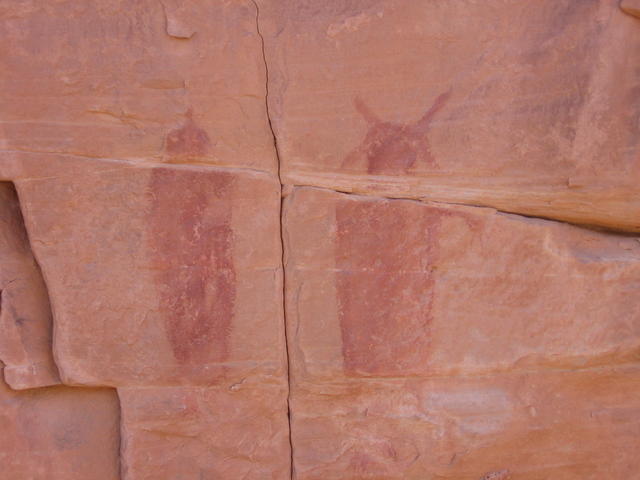 Old, old, old rock paintings.