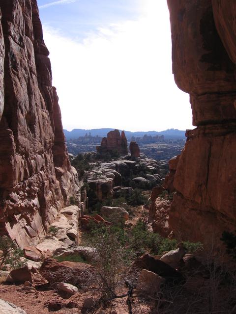 View of the southern Needles from Devil's Kitchen