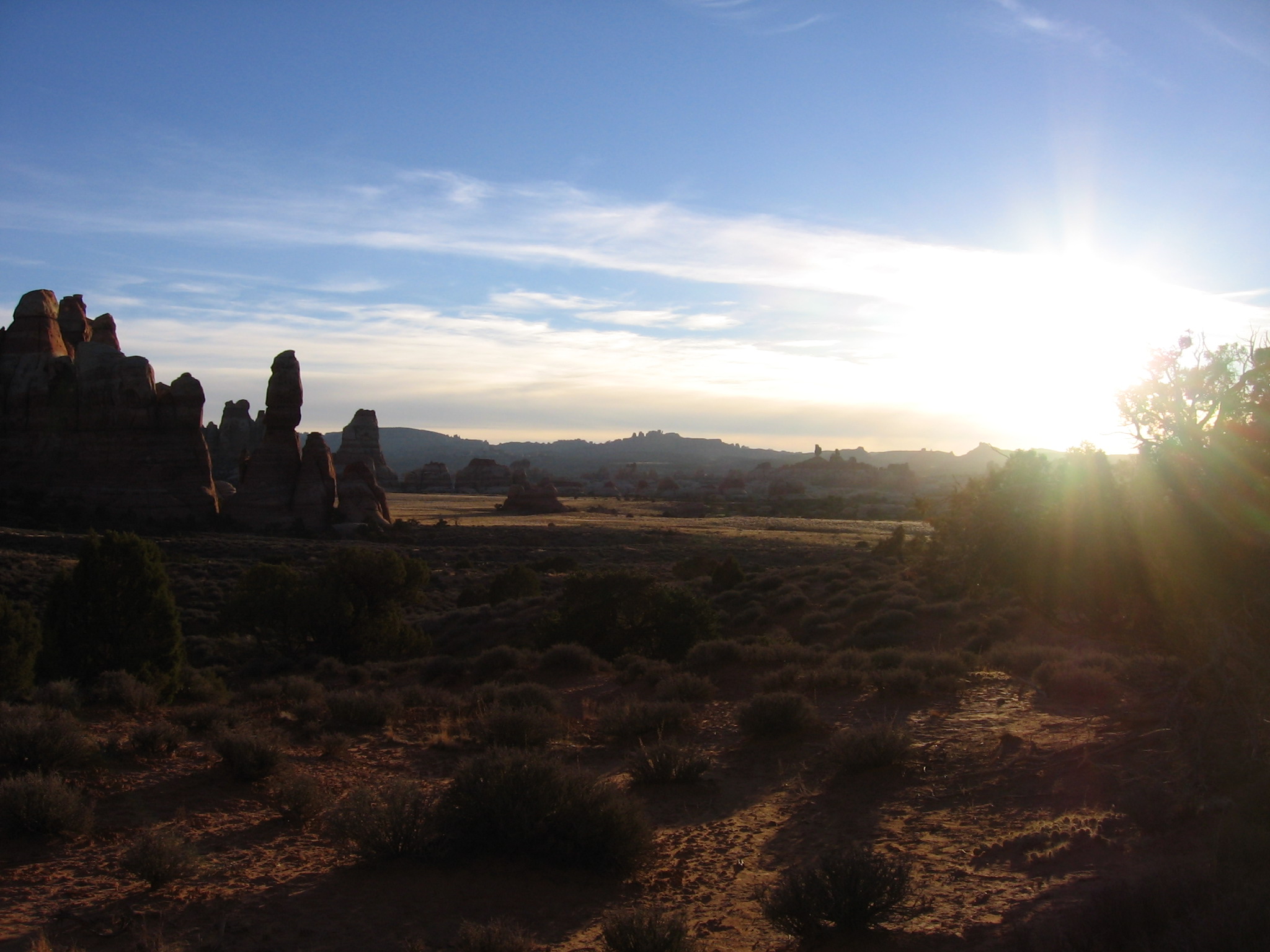 Sunset over chesler park