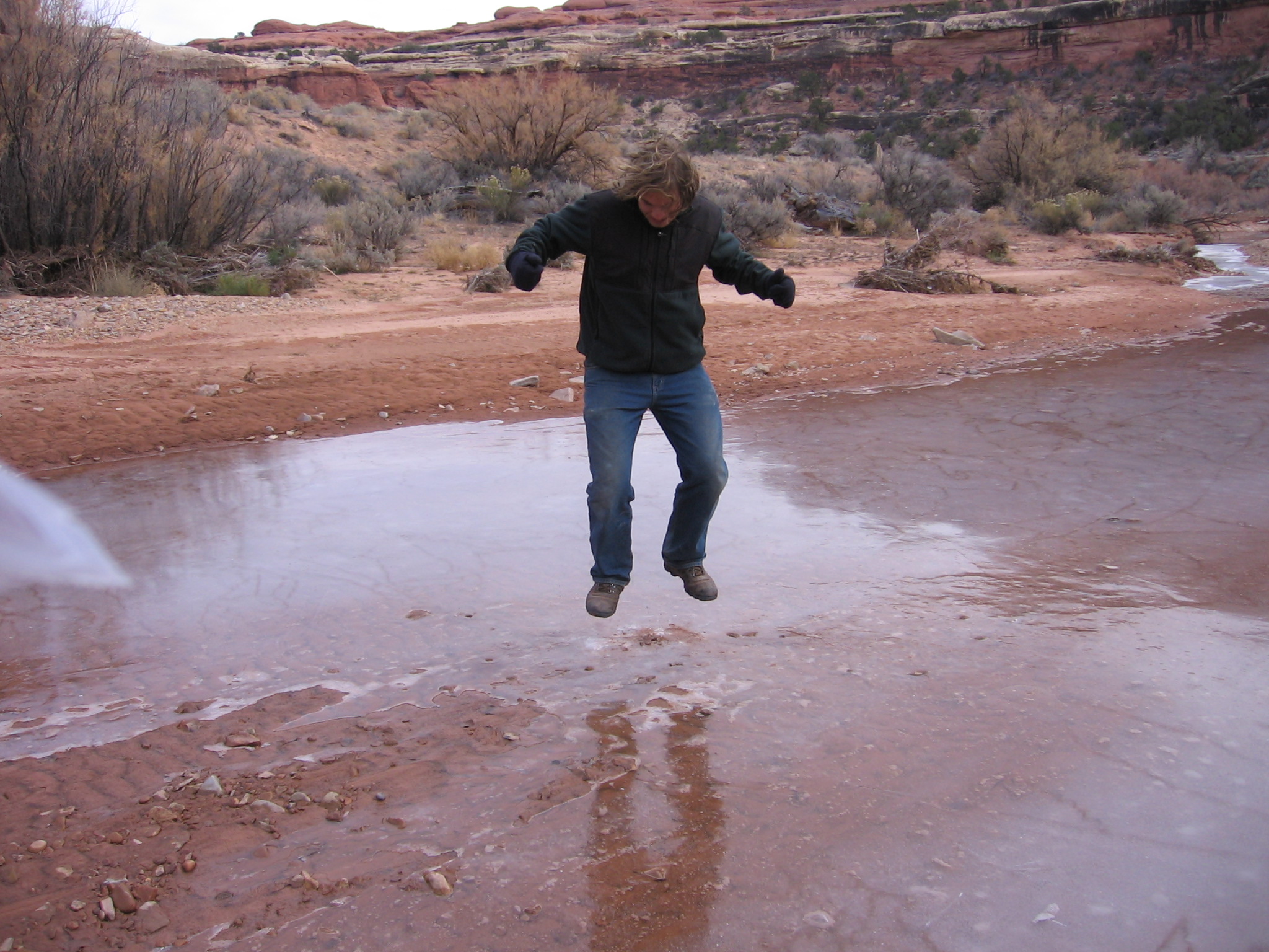 bouncing mud