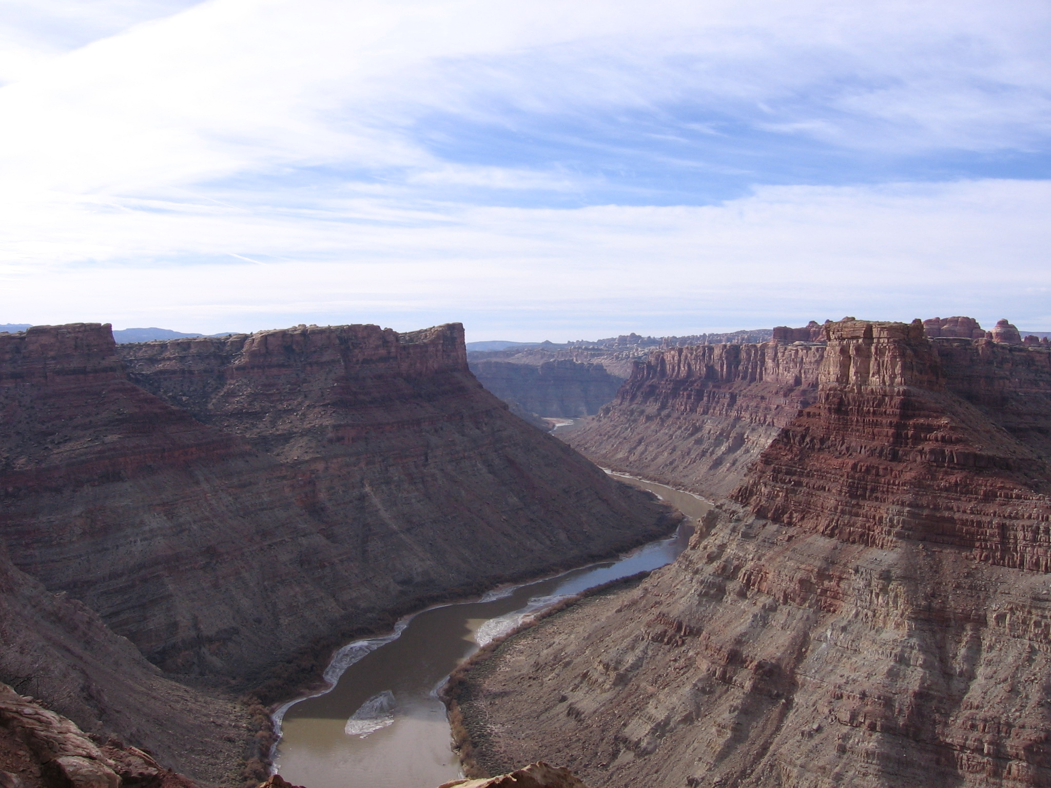 Downstream, the Colorado