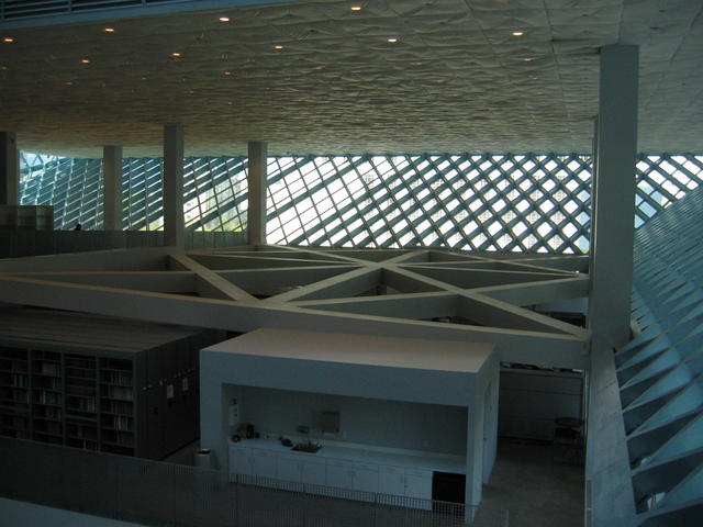 inside the central library